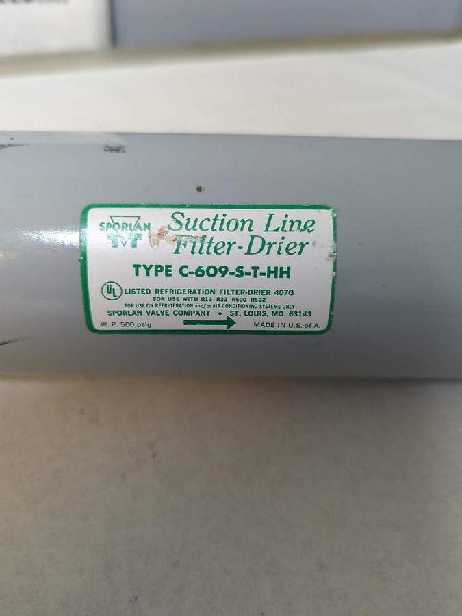 SPORLAN,C-609-S-T-HH,SUCTION LINE FILTER