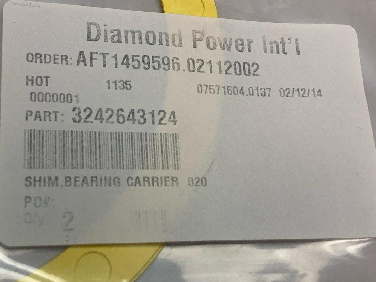Diamond Power,3242643124,Shim Barrier Carrier