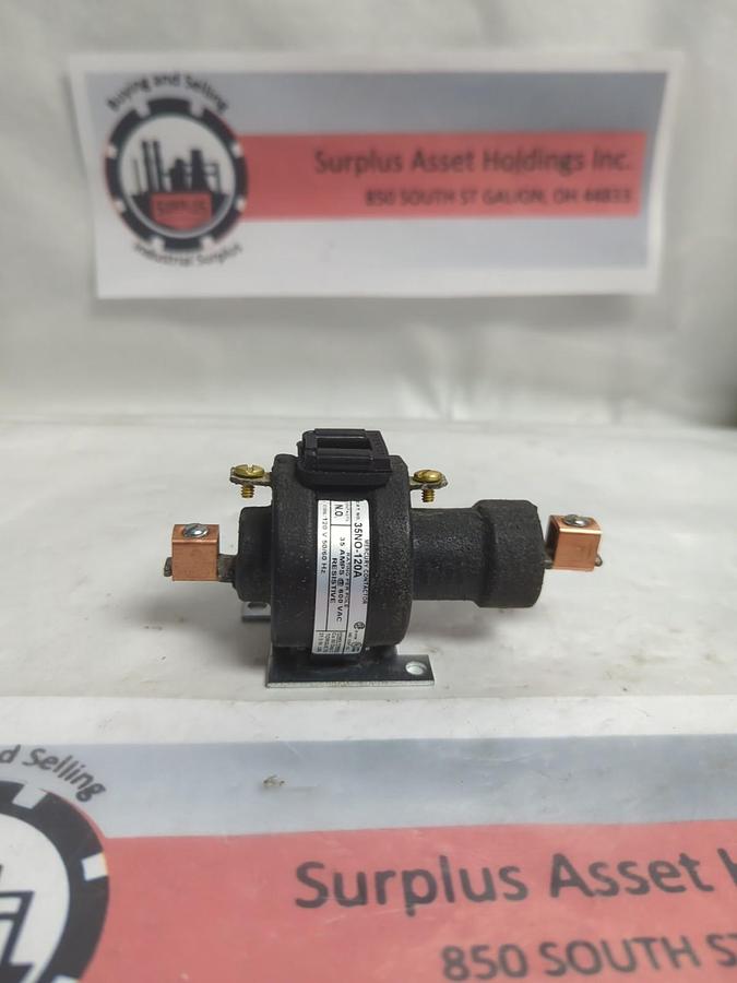 Used MERCURY CONTACTOR,35NO-120A,CONTACTOR 35AMP 120VAC PRE-OWNED