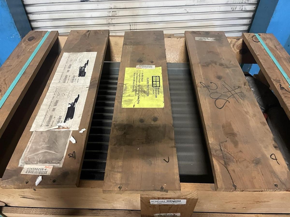 SUPER RADIATOR COILS,214272,COPPER TUBE HEAT EXCHANGER 24"x30" COIL  LOT OF 2