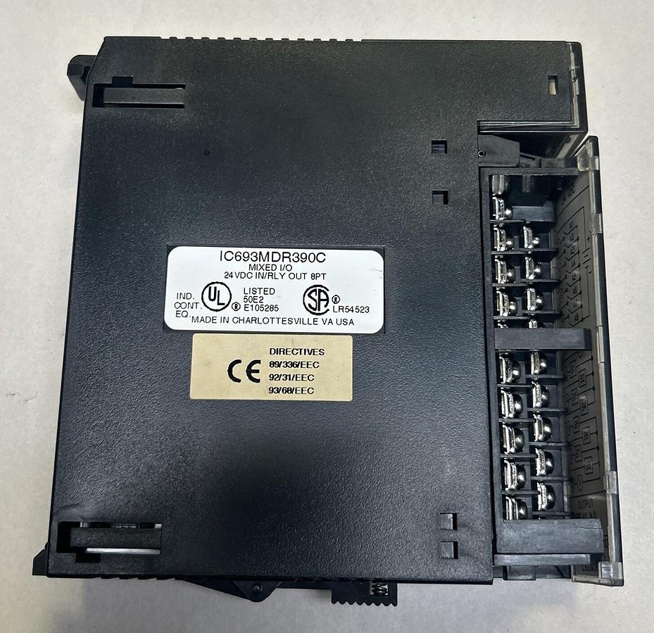 Used GE FANUC,IC693MDR390C,MIXED I/O MODULE