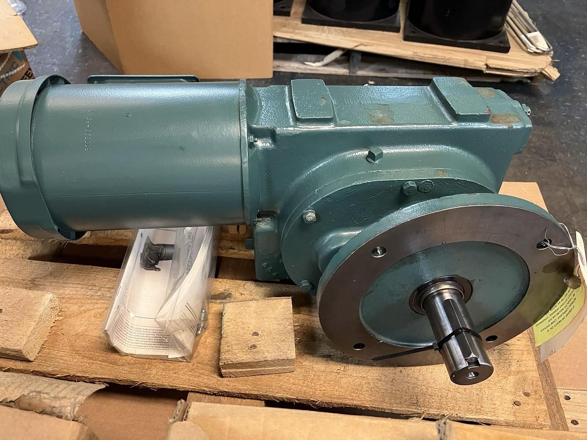 DODGE,07916724G4,COMBINATION XL GEAR REDUCER MOTOR 1HP 101 RATIO OUT RPM 17