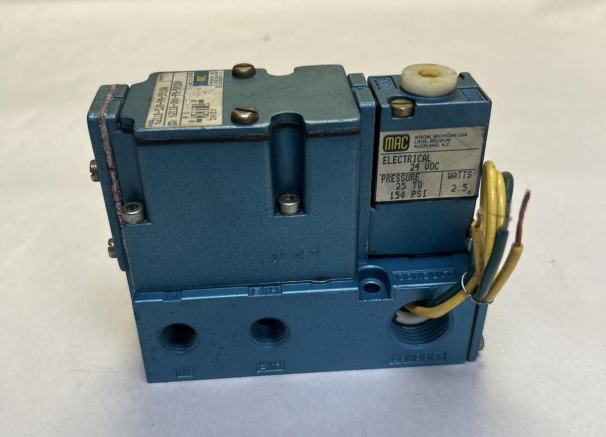 Used MAC,6211B-528-PM-591DA,SOLENOID VALVE