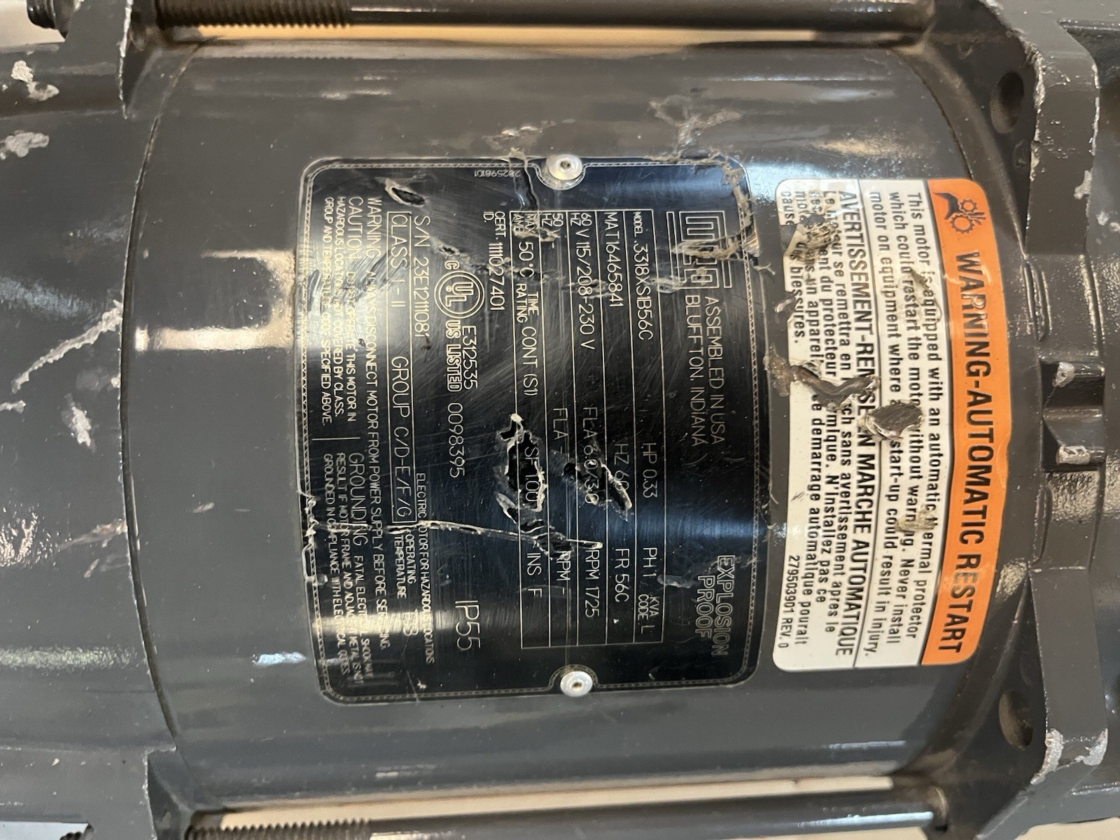 SABI POMPE,SPRDM8X20,CHEMICAL METERING PUMP W/ EXPLOSION PROOF MOTOR