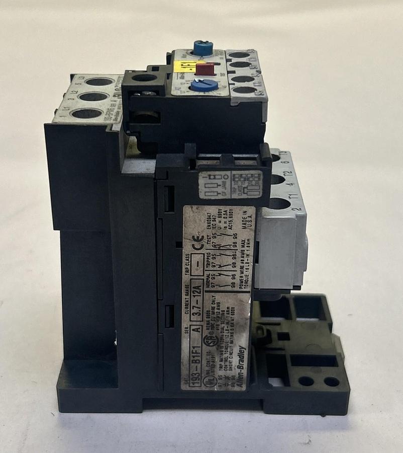 Used ALLEN BRADLEY,193-B1F1,OVERLOAD RELAY