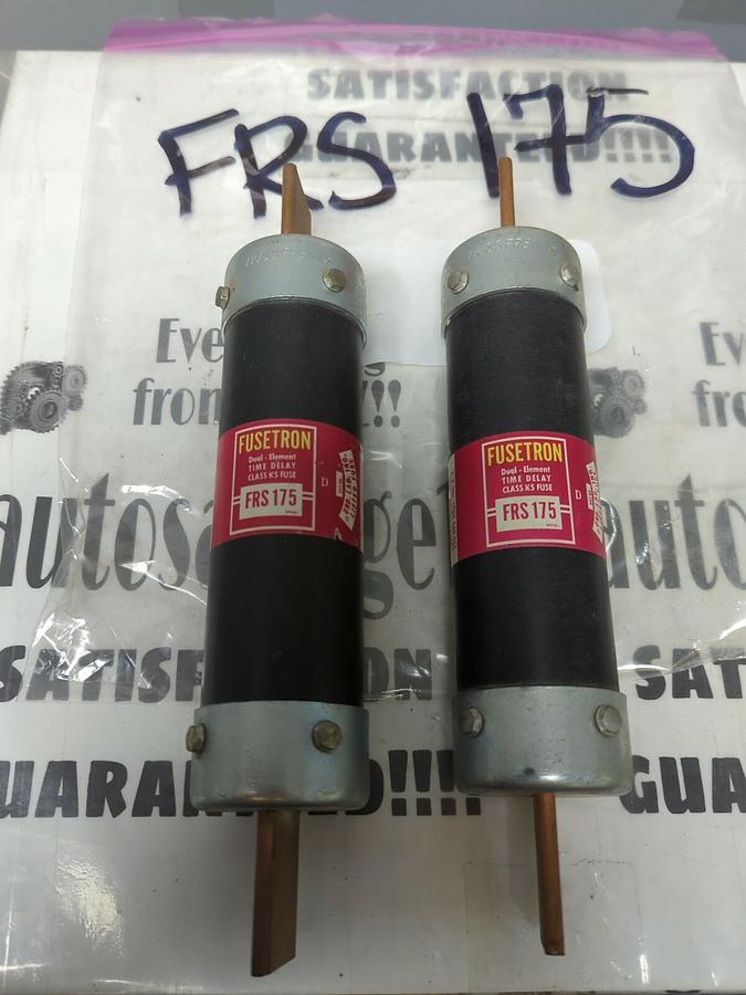 COOPER BUSSMANN,FRS-175,FUSETRON FUSES..LOT OF 2..NOS