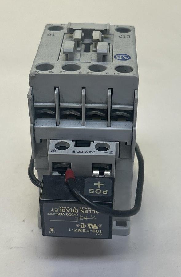 Used ALLEN BRADLEY,100-C12E*10,CONTACTOR 24VDC COIL