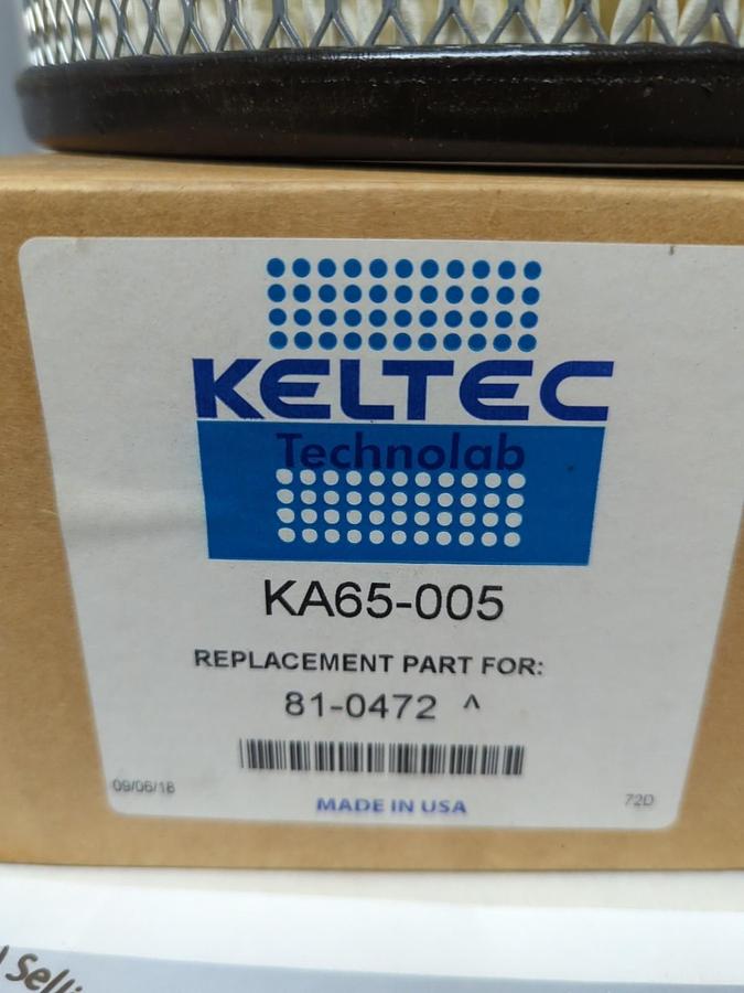 KELTEC,KA65-005,AIR INTAKE FILTER 7-1/2 IN ID X 9-3/4 IN OD X 4 IN H NOS