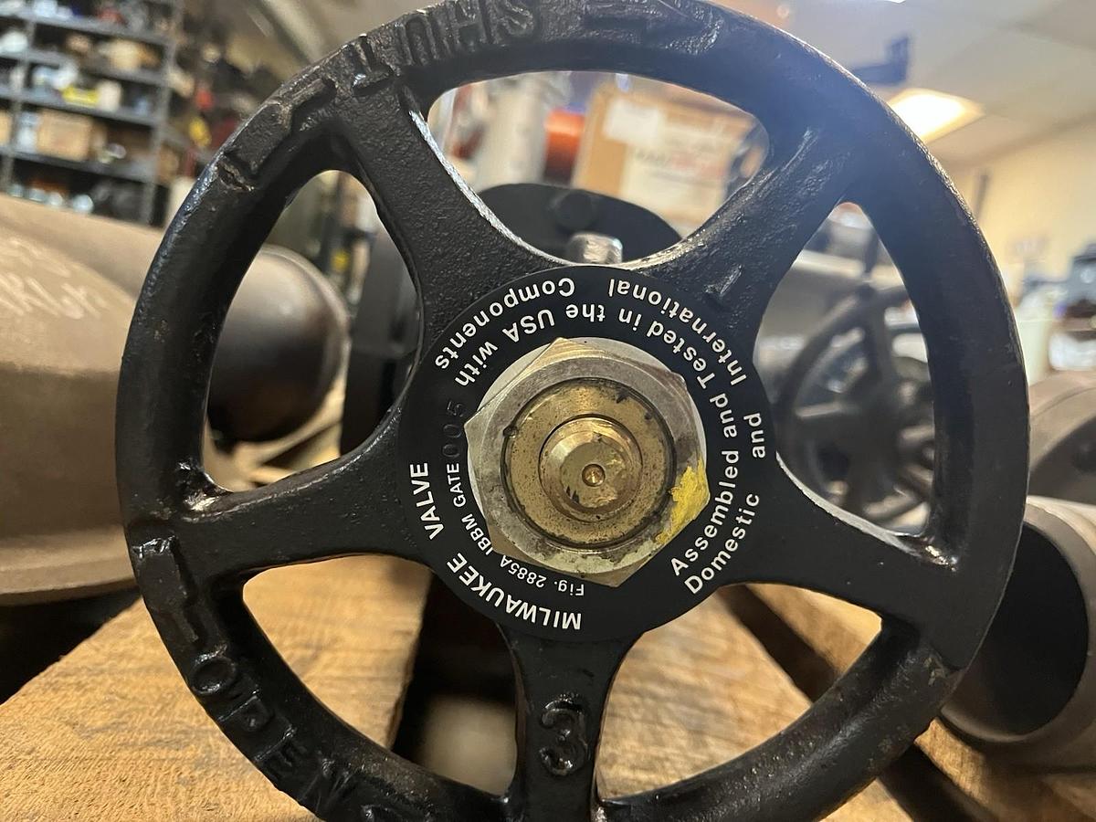 MILWAUKEE,2885A,IBBM 3" GATE VALVE 125S 200 WOG