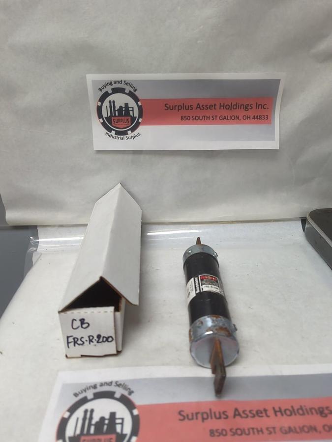 Used COOPER BUSSMANN,FRS-R-200,FUSETRON 200 AMP FUSE PRE-OWNED