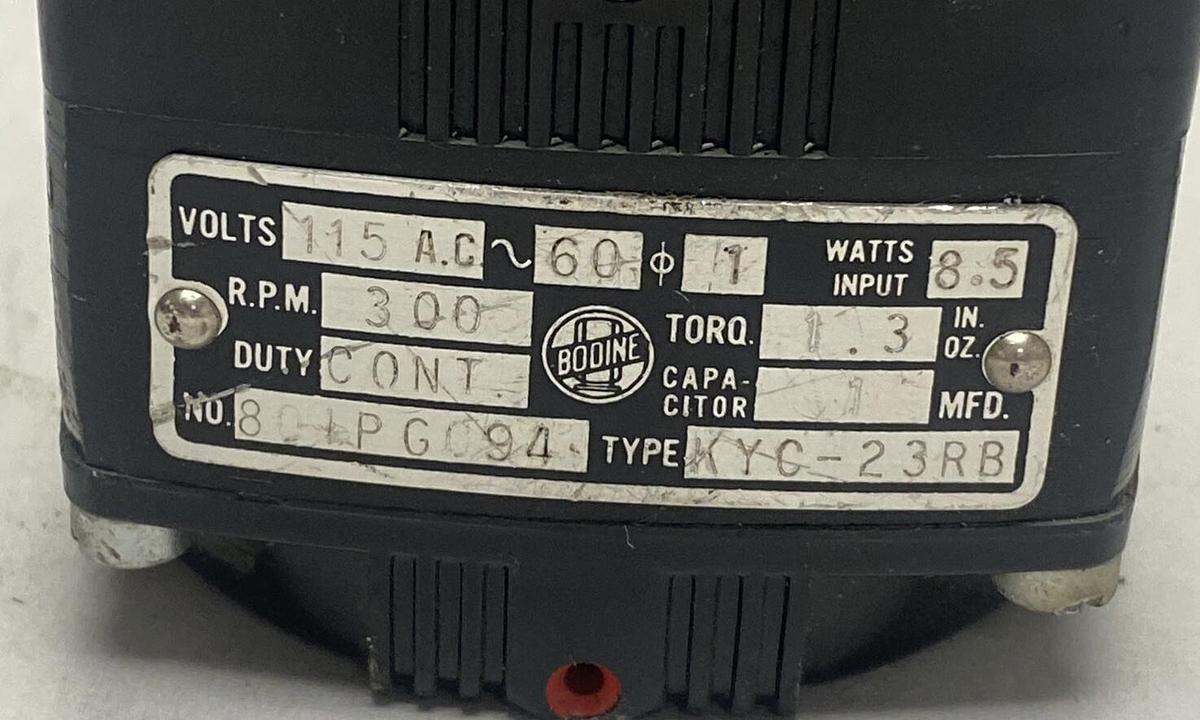 Used Bodine,KYC-23RB/801PG094,Encoder