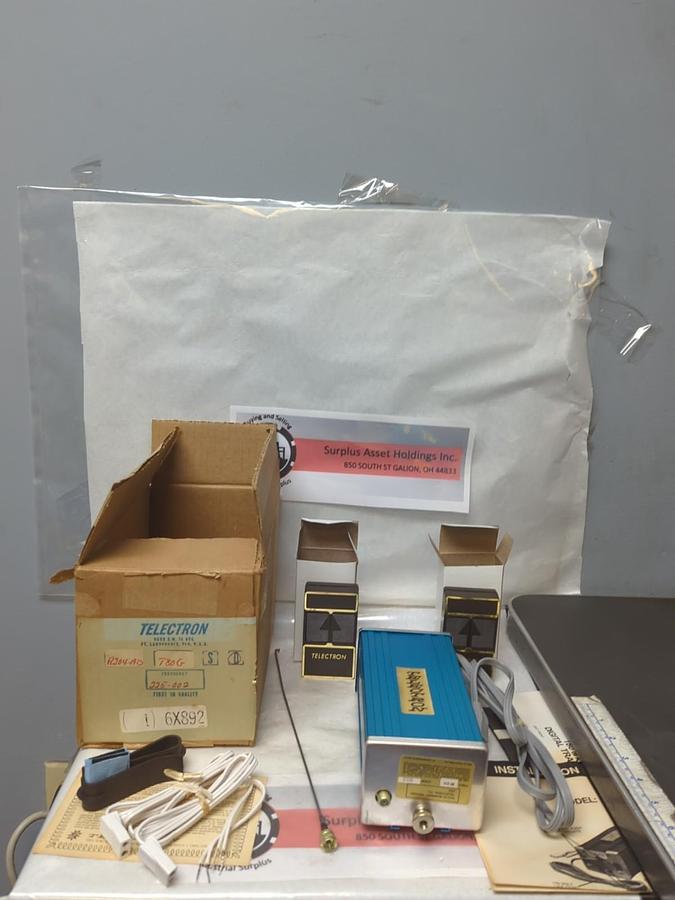 TELETRON,T204AD,RADIO TRANSMITTER RECEIVER OPEN/CLOSE NOS