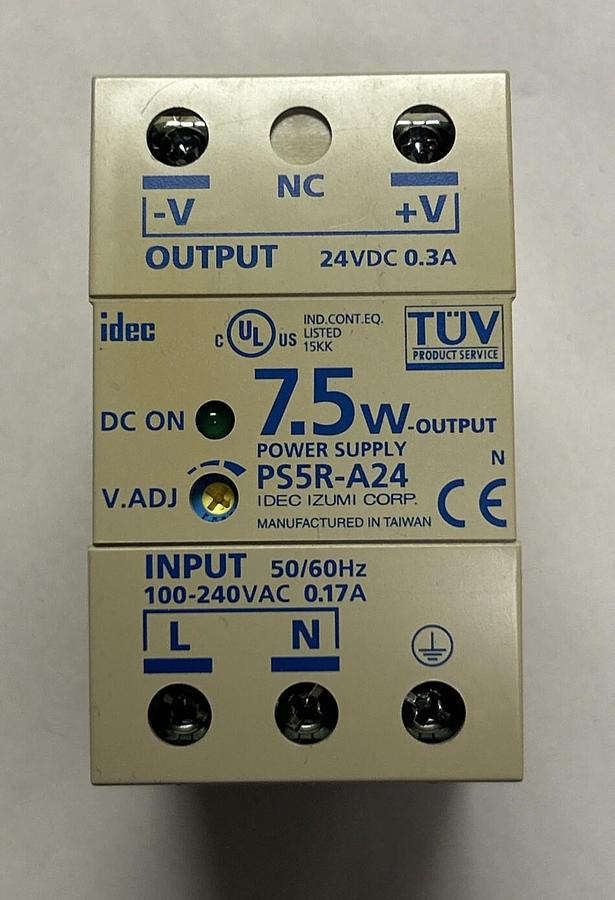 Used IDEC,PS5R-A24,POWER SUPPLY