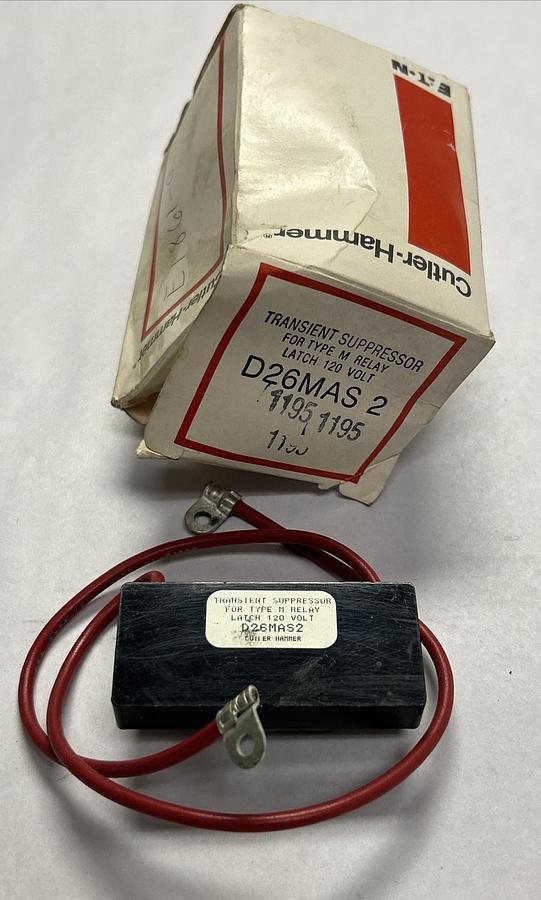 CUTLER HAMMER,D26MAS2,RELAY 120V NEW