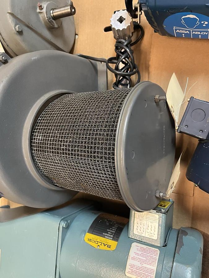 Used MARATHON,NOD393,BLOWER 1HP 3450RPM 3PH MOTOR