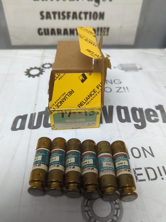RELIANCE,ECNR2,TIME DELAY 2 AMP FUSES BOX OF 6 NOS
