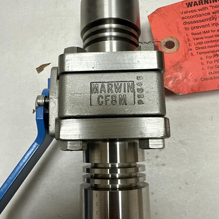 Marwin,CF8M,1" 1500WOG Stainless Steel Ball Valve