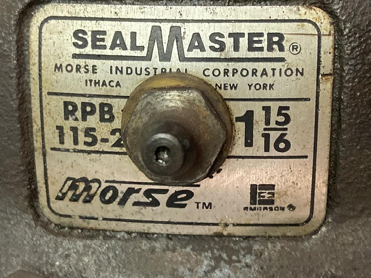 Used Sealmaster Morse,RPB 115-2,Pillow Block Bearing 1-15/16 Inch Bore