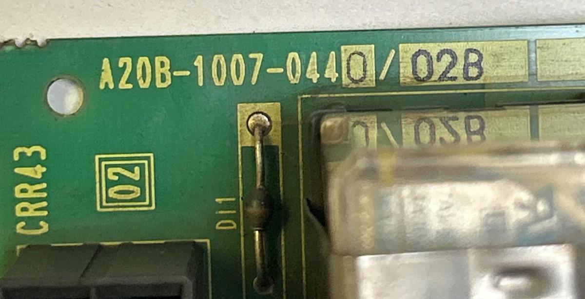 Used FANUC,A20B-1007-0440/02B,EMERGENCY STOP CONTROL BOARD