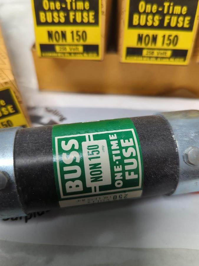 COOPER BUSSMANN,NON-150,ONE-TIME 150 AMP FUSE 5 PACK NOS