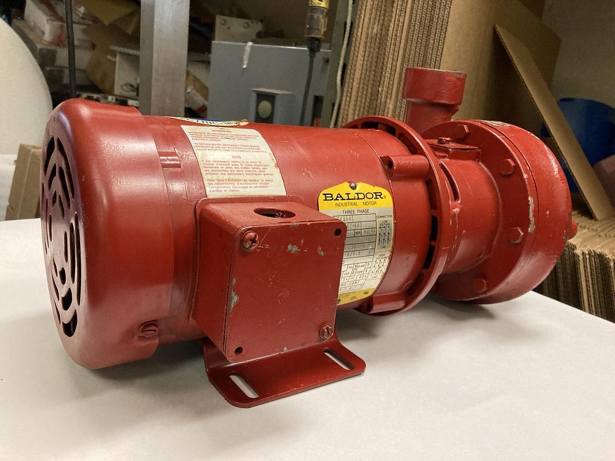 Bell & Gossett,1522 4S,Pump w/Baldor CM3542 0.75 HP Motor 1725 RPM