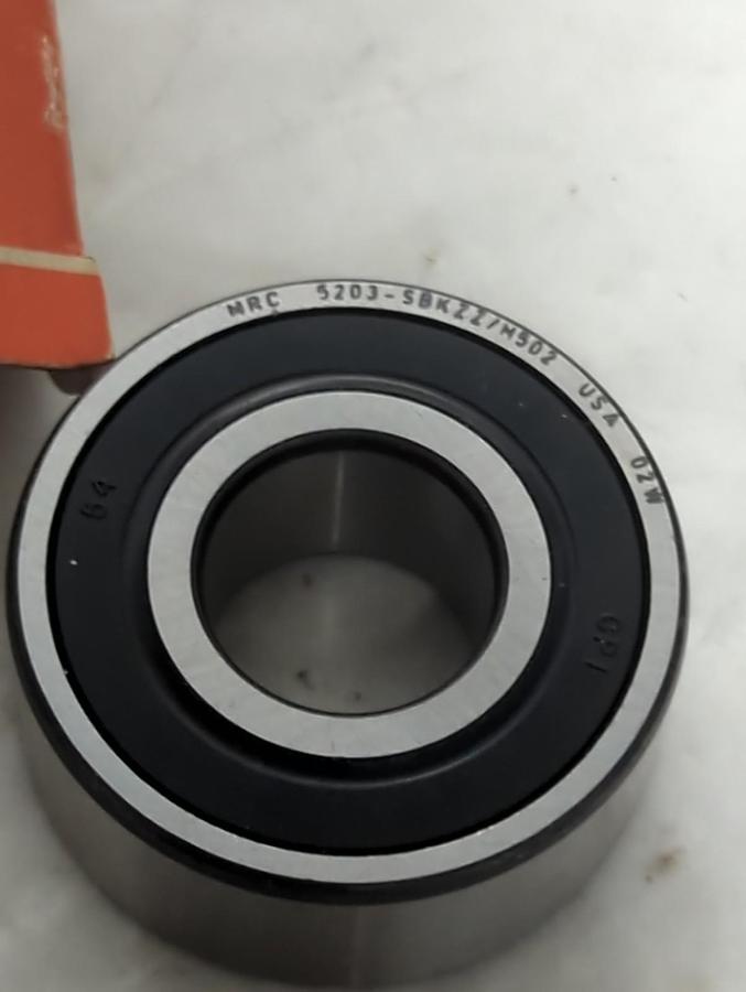 MRC,5203-SBKZZ/H502,ANGULAR CONTACT BEARING 17X40X.687 NOS