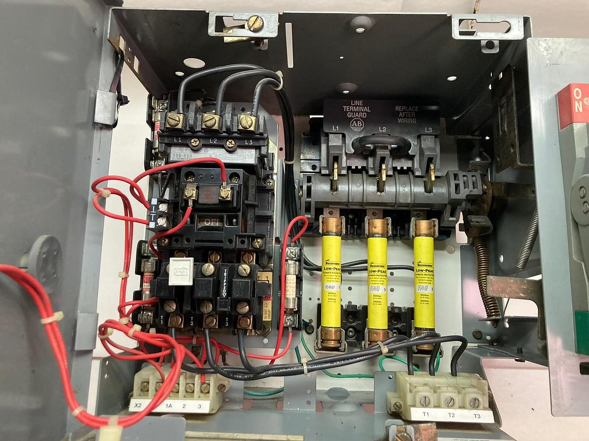 Used Allen-Bradley,2100 2112B,Size 1 MCC 12 INCH Starter Bucket