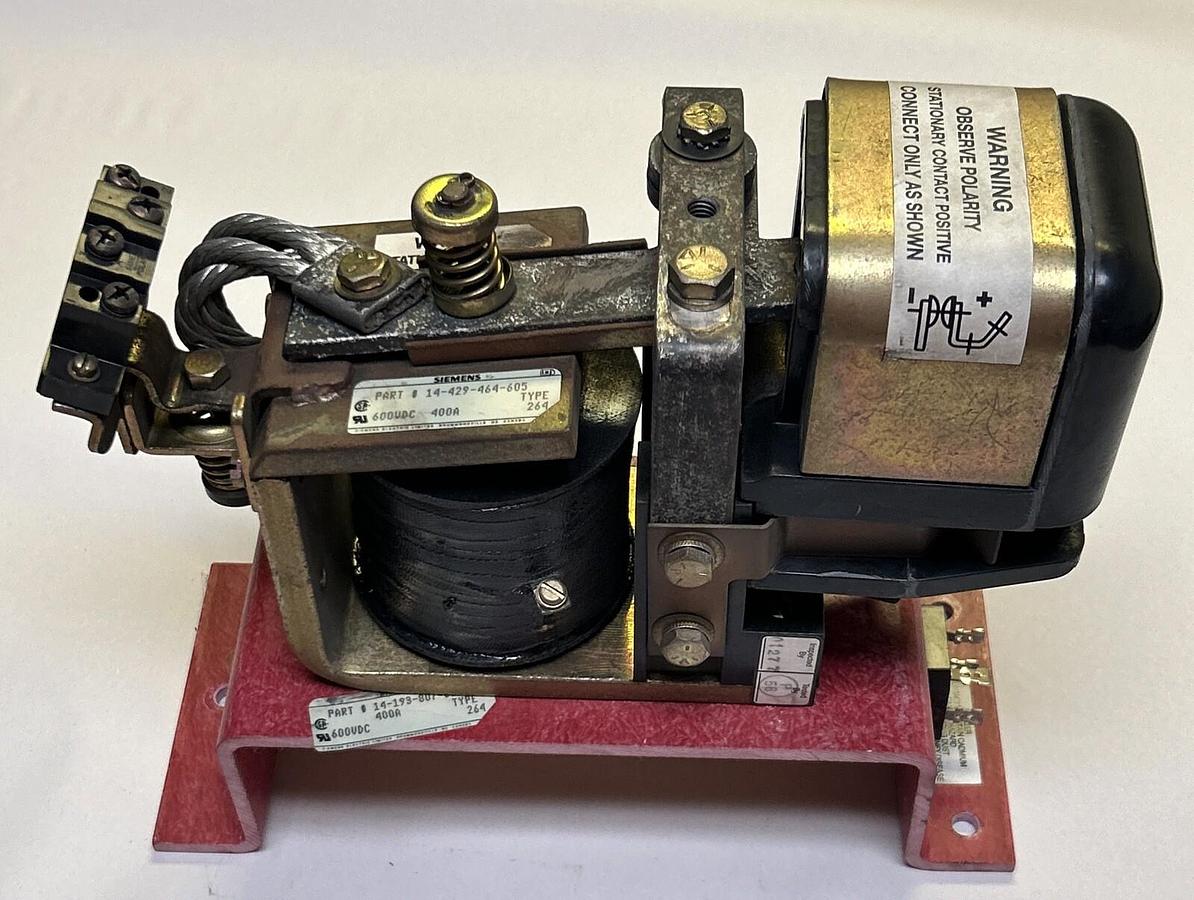 Used SIEMENS,14-429-464-605,CONTACTOR 600VDC 400A
