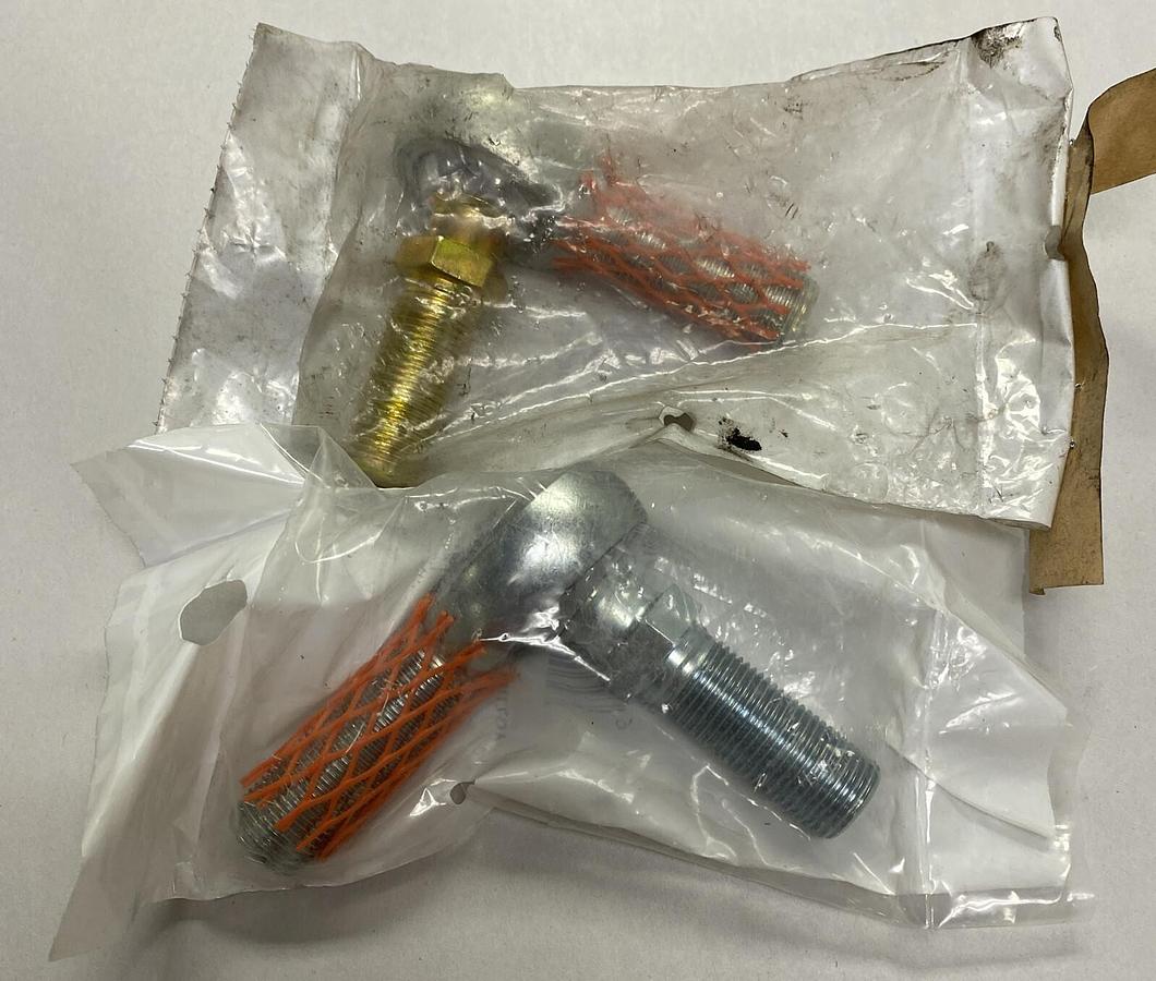 FK BEARINGS,JMX10TY,STEEL BALL JOINT ROD END MALE LOT OF 2 NEW