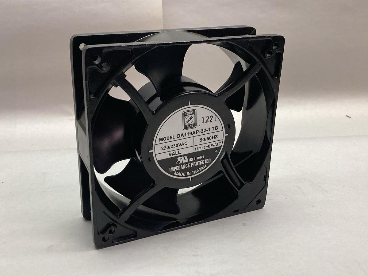 Orion Fans,OA119AP-22-1 TB,AC Axial Fan 220/230VAC 50/60Hz 16/14(+4) WATT