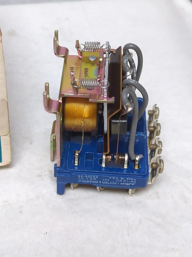 RELIANCE POTTER & BRUMFIELD,PM-1220,24V DC RELAY 69326-23 NOS