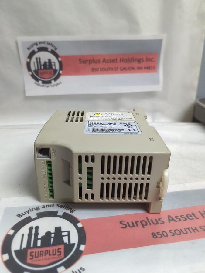 Used AUTOMATION DIRECT,GS1-10P5,AC DRIVE OUTPUT 0-240V 0.5HP 2.5AMPS 1.0KVA 3PH