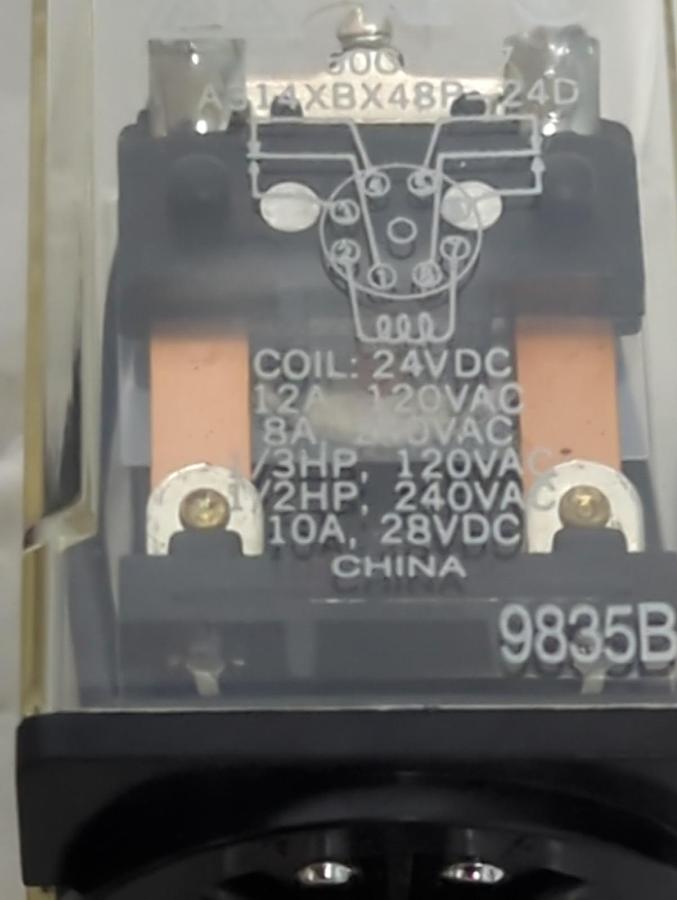 MAGNECRAFT,W250CPX-7,RELAY 8-PIN 24VDC 120-240VAC NOS