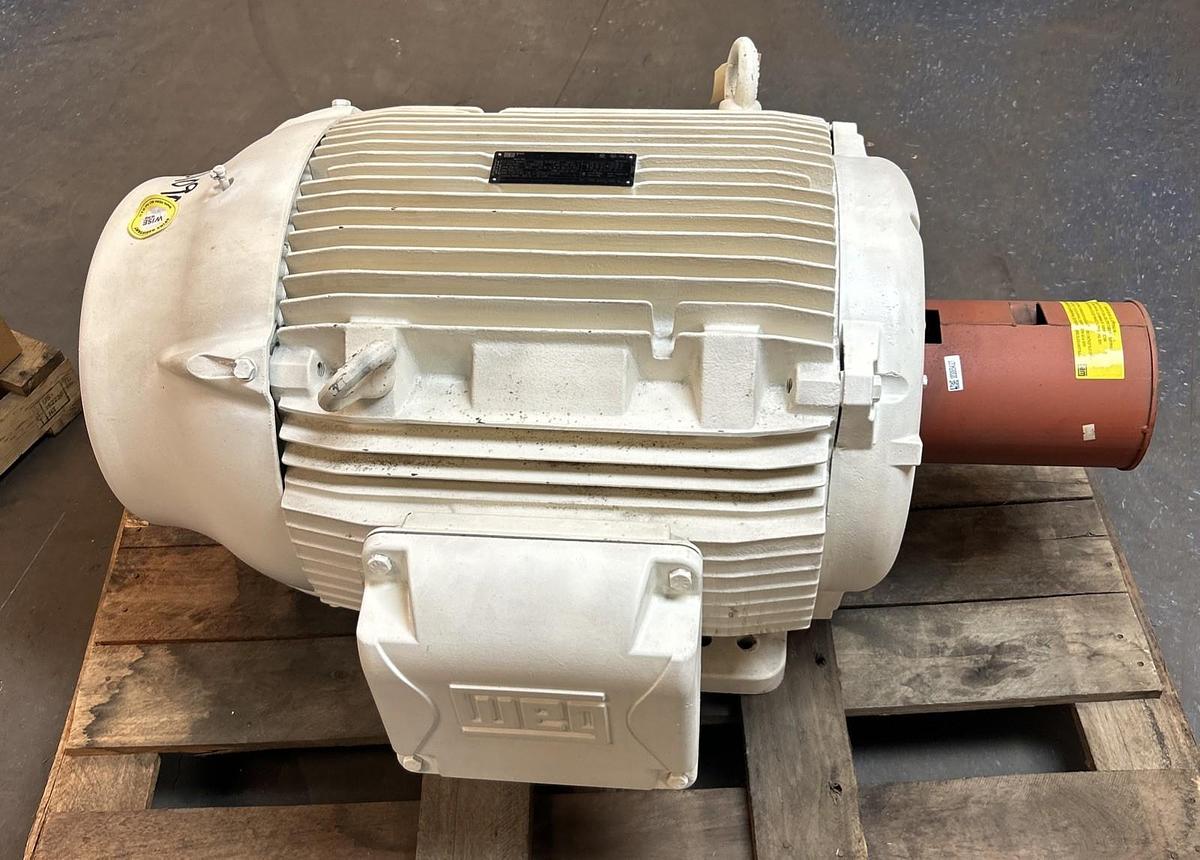 Used WEG,R07512ES3E0W444T-W22,SEVERE DUTY MOTOR 75HP 1135RPM 230/460V 444/5T FR