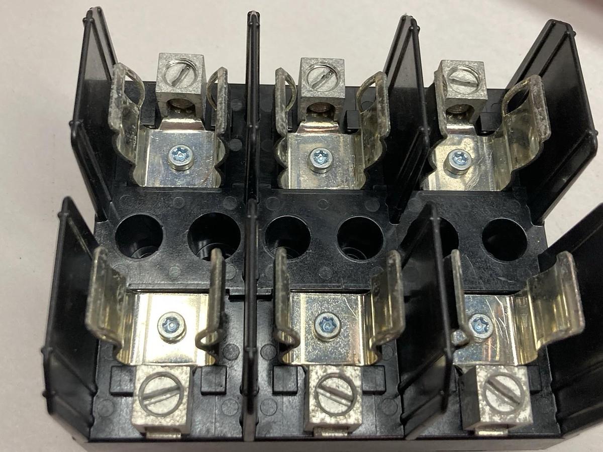 Used Buss,J60060-3C,Fuse Holder 600V 60A