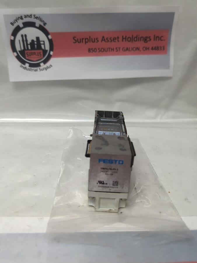 Used FESTO,VMPA1-FB-PS-1,ELECTRONICS SUB BASE PRE-OWNED