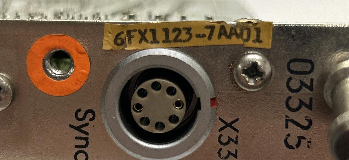 Used SIEMENS,6FX1123-7AA01,MEASURING MODULE COMMAND ENCODER