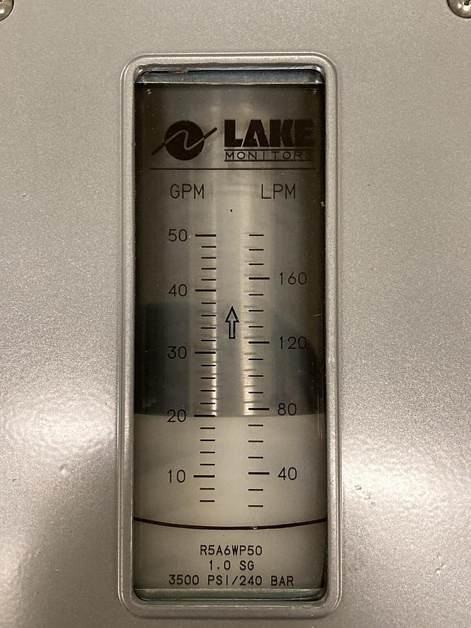 Used Lake Monitors,R5A6WP50,Flow Rate Transmitter 3500 PSI  240 Bar