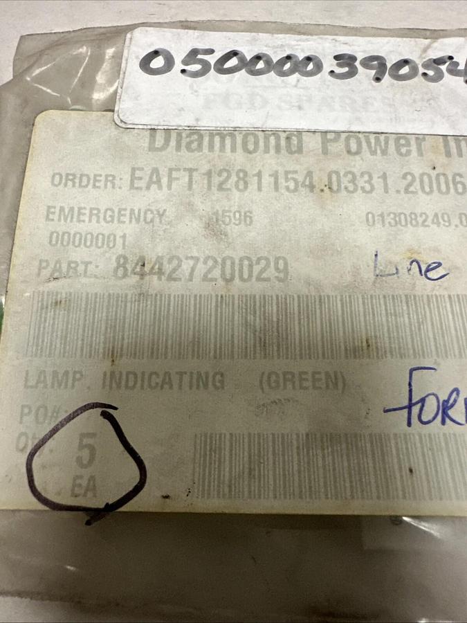 Diamond Power,8442720029,Green LED Indicator Light LOT of 5