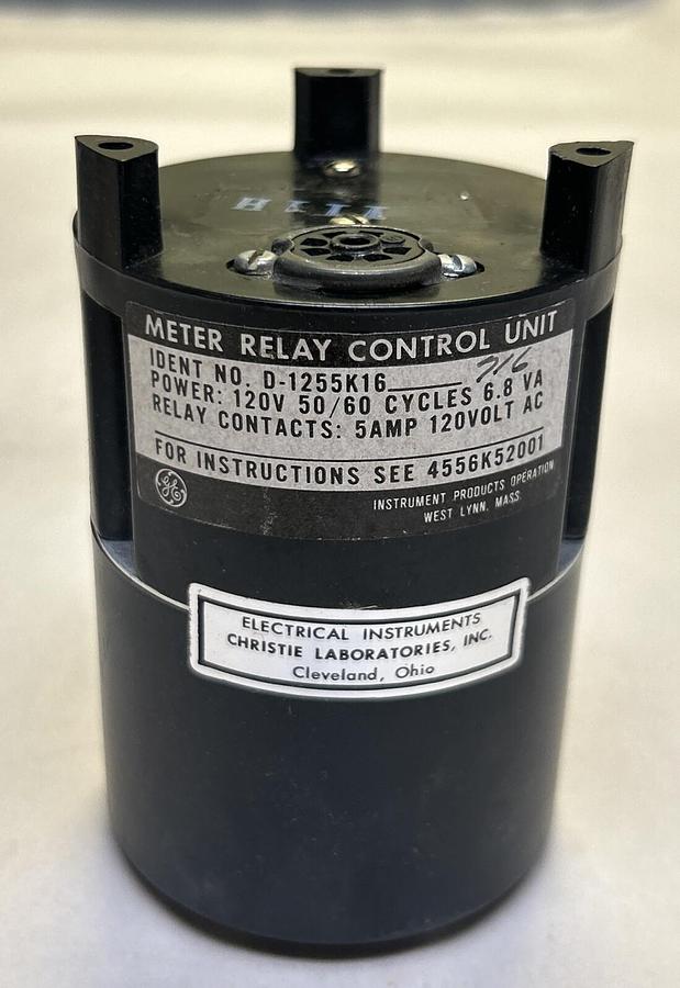 Used GENERAL ELECTRIC,D-1255K16,METER RELAY CONTROL UNIT