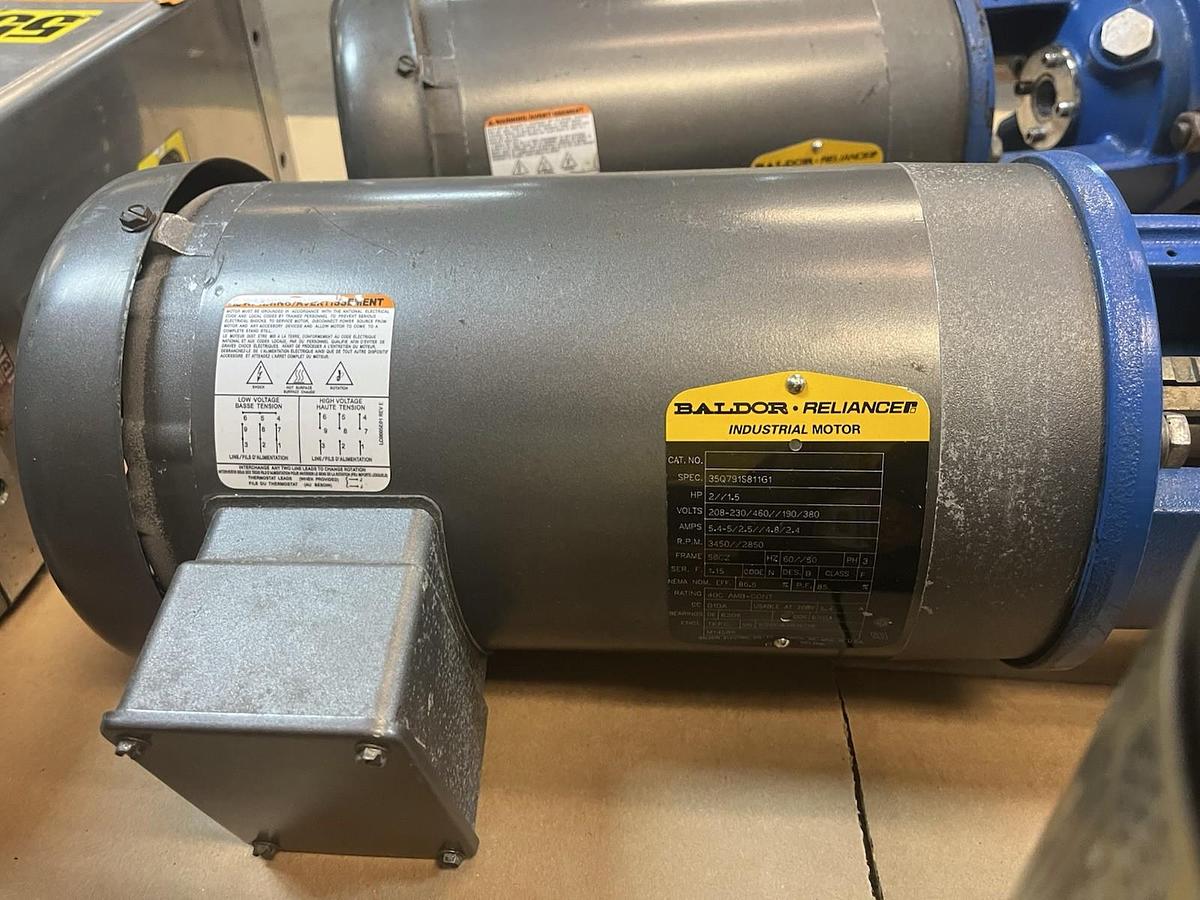 Used BERKELEY,BVM5-5-204,MULTI STAGE CENTRIFUGAL PUMP 1.25" FLANGE 2HP 3PH 3450RPM