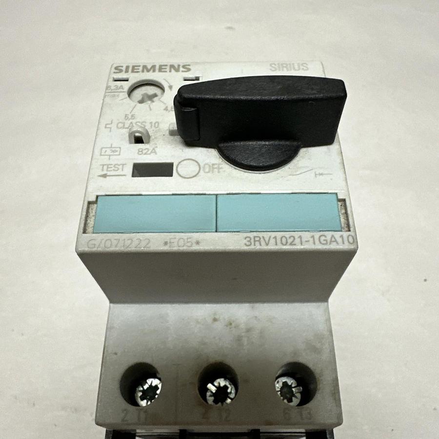 Used Siemens,3RV1021-1GA10,Motor Protector Circuit Breaker