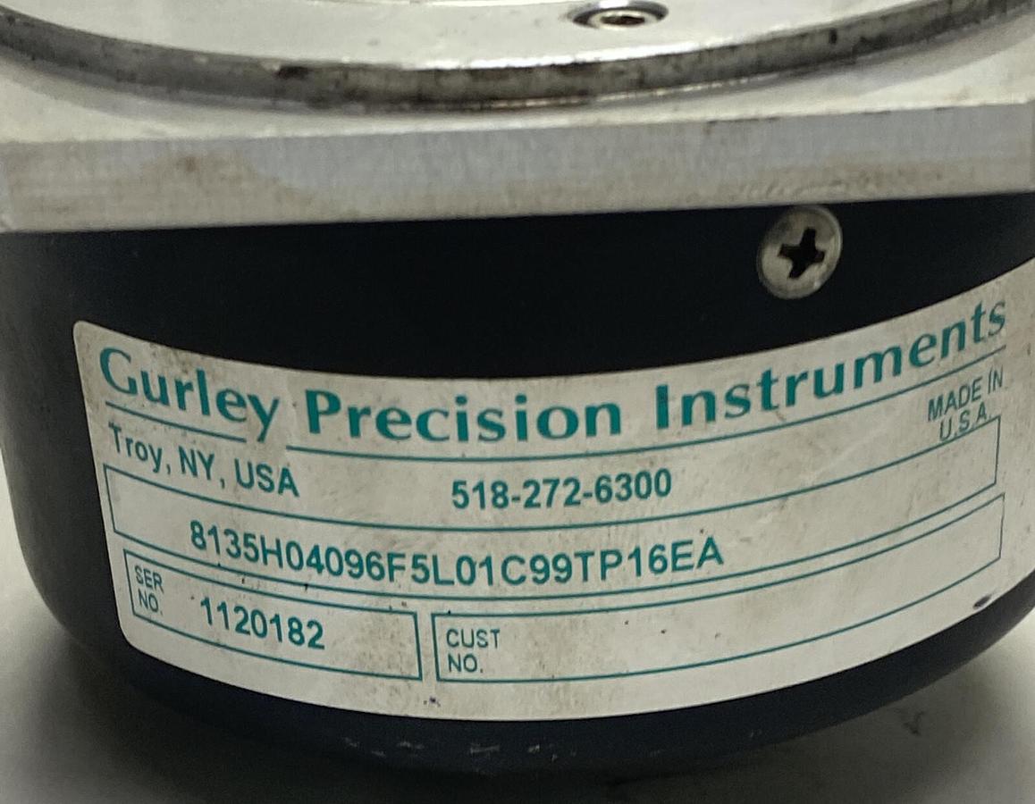 Used Gurley Precision Instruments, 8135H04096F5L01C99TP16EA,Encoder