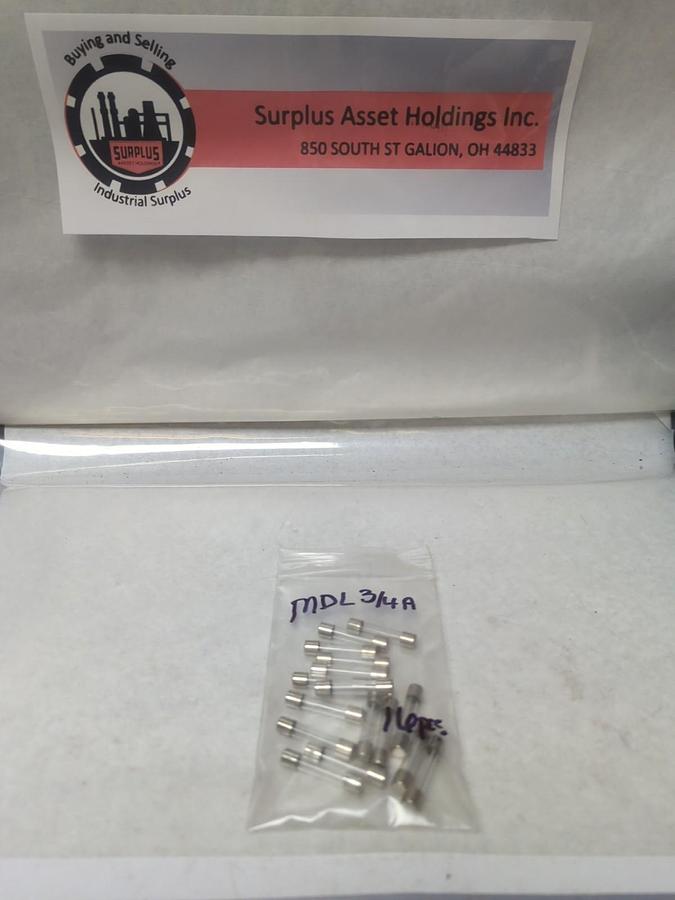 COOPER BUSSMANN,MDL-3/4A,TIME-DELAY 3/4 AMP FUSE LOT OF 16 NOS