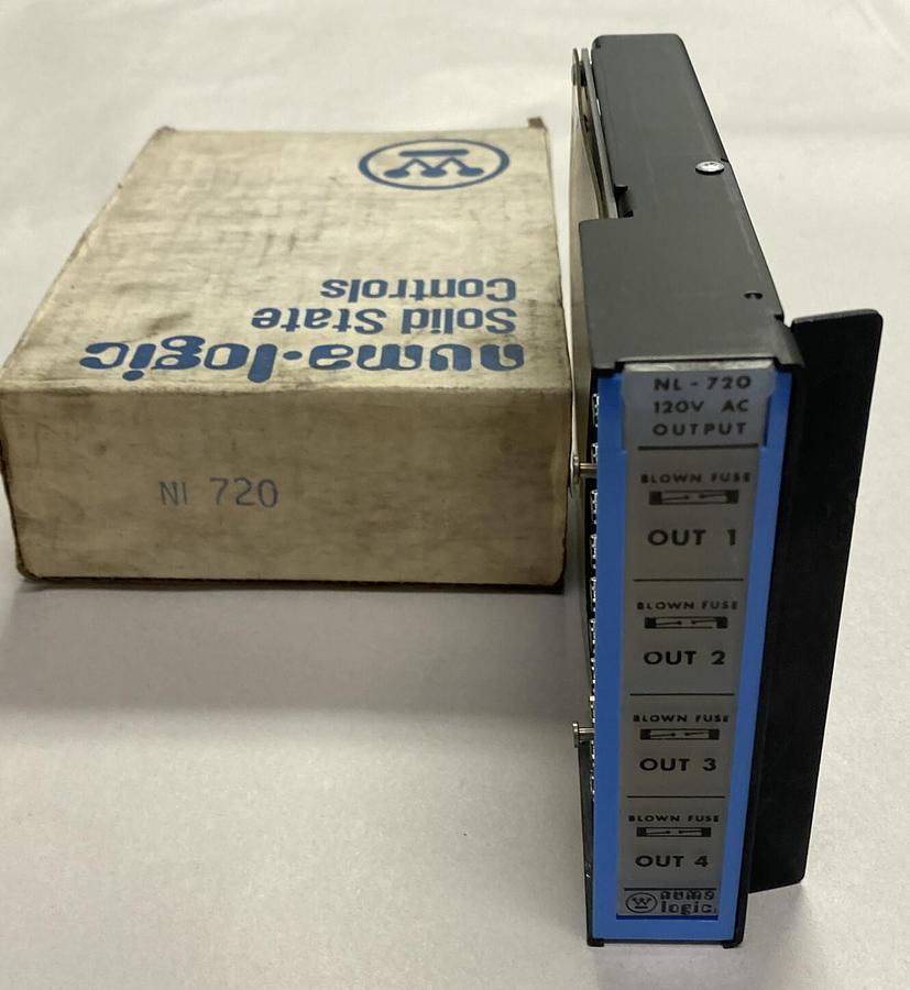 Used WESTINGHOUSE,NL-720,OUTPUT MODULE 120V
