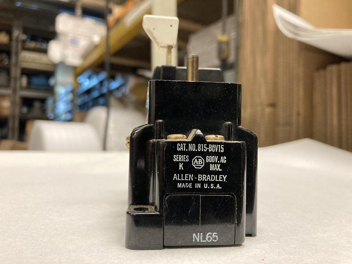Used Allen Bradley,815B0V-15/Ser K,Overload Relay