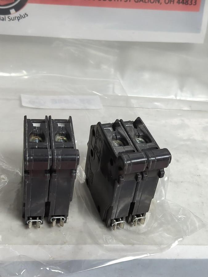 Used CUTLER HAMMER,CH235,CIRCUIT BREAKER 35 AMP 2-POLE LOT OF 2 PRE-OWNED