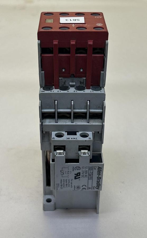 Used ALLEN BRADLEY,100S-C12ZJ14C,CONTACTOR 24VDC COIL