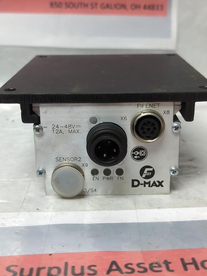 Used FIFE,200926-001,D-MAX WEB GUIDE CONTROLLER SOFT:101029-001 FIRM:100522-014R USED