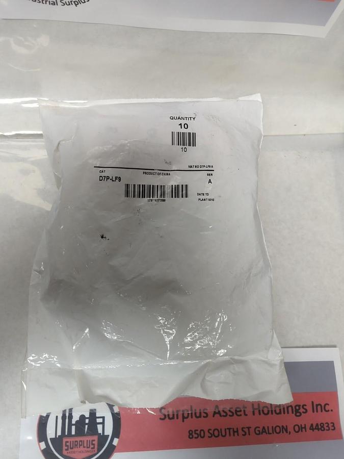 SPRECHER + SCHUH,D7P-LF9,ILLUMINATED FLUSH PUSH BUTTON SERIES A LOT OF 10 NEW